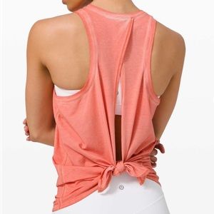 lululemon all tied up tank top *wash